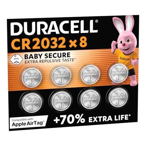 Duracell CR2032 Knopfzelle, 8 Stück